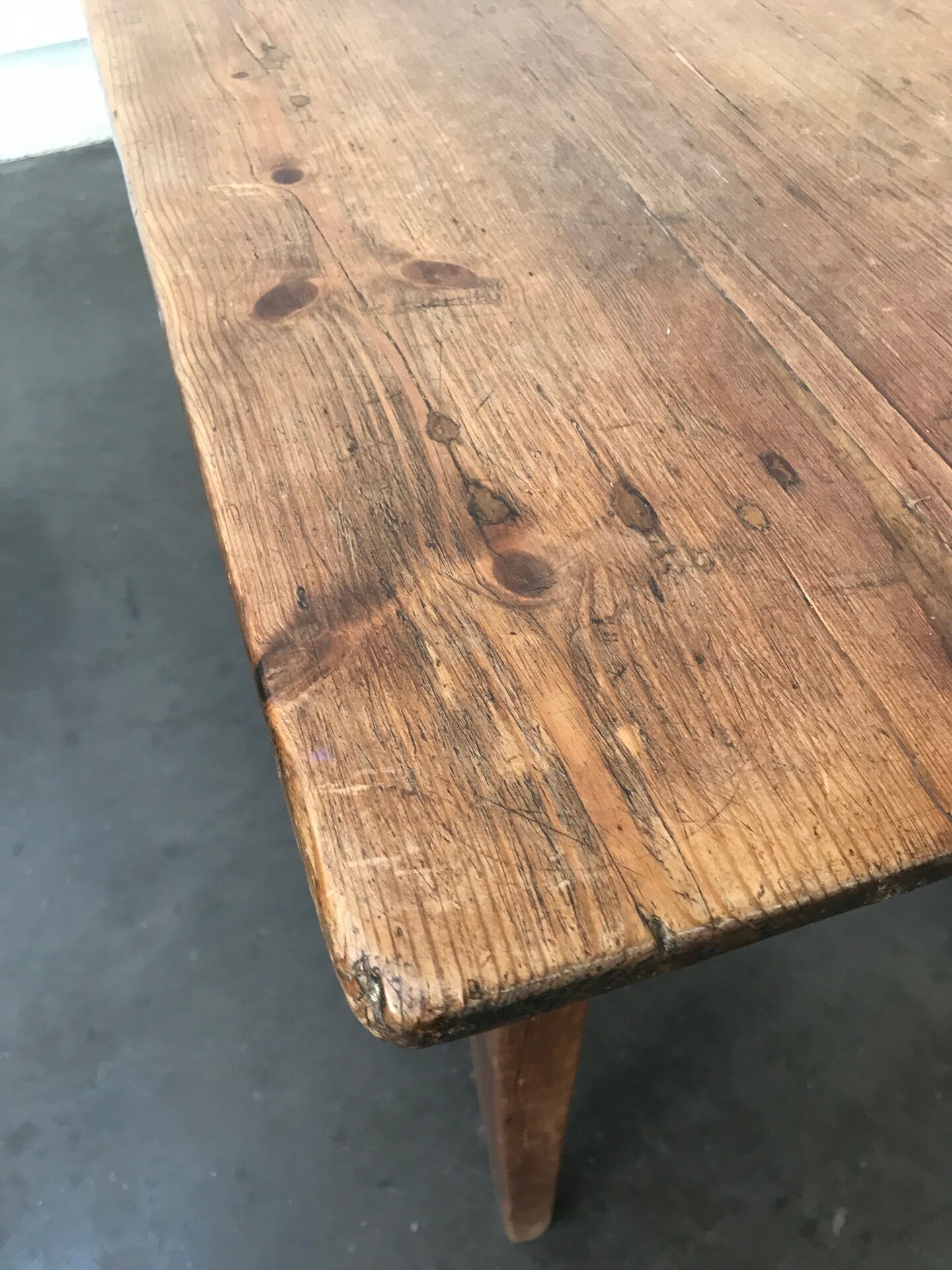 Old bistro table