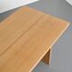 Console extensible dining table in cerused wood, 20th century
