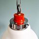 Suspension Space Age en opaline blanche, Massive, 1970