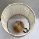 Former lamp Louis Thiam Nancy ceramics beige - abat-day vintage white fabric