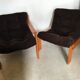 Pair of vintage armchairs 1980