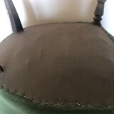 Toad armchair in green velvet