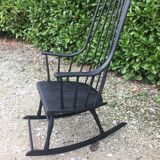Rocking-chair Lena Larsson "Grandessa" satin black