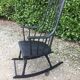 Rocking-chair Lena Larsson "Grandessa" satin black