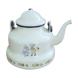Enamelled sheet metal kettle