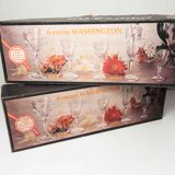 12 Crystal Glasses of Washington model arques