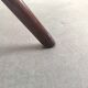 Rare suite de 3 chaises Samsonite 1977 assise marron
