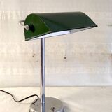 Art Deco table lamp in chrome metal - 1940s/50s