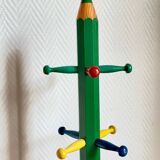 Pencil coat rack for children by Pierre Sala.