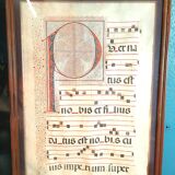 Antiphonal page 17th century