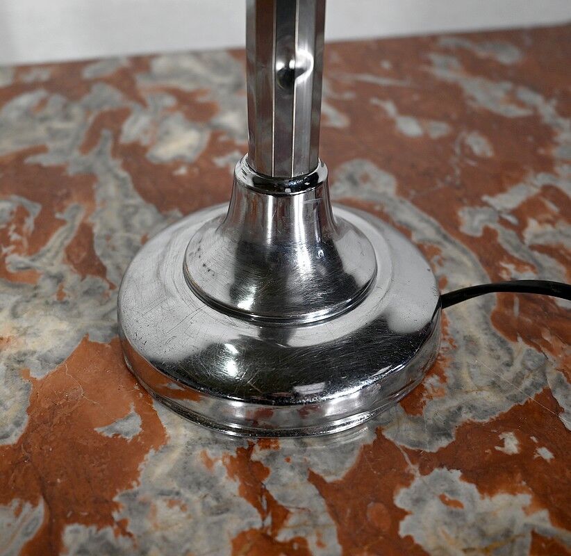 Metal desk lamp, after the pirouett' model, art deco, 1930