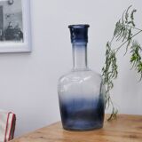 Decorative moulded glass carafe