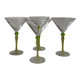 Lot verres à cocktails vintage