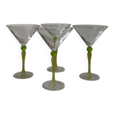 Lot verres à cocktails vintage
