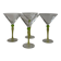 Lot verres à cocktails vintage