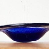 Mid-century Swedish glass bowl from Pukeberg Glass, 1960s.