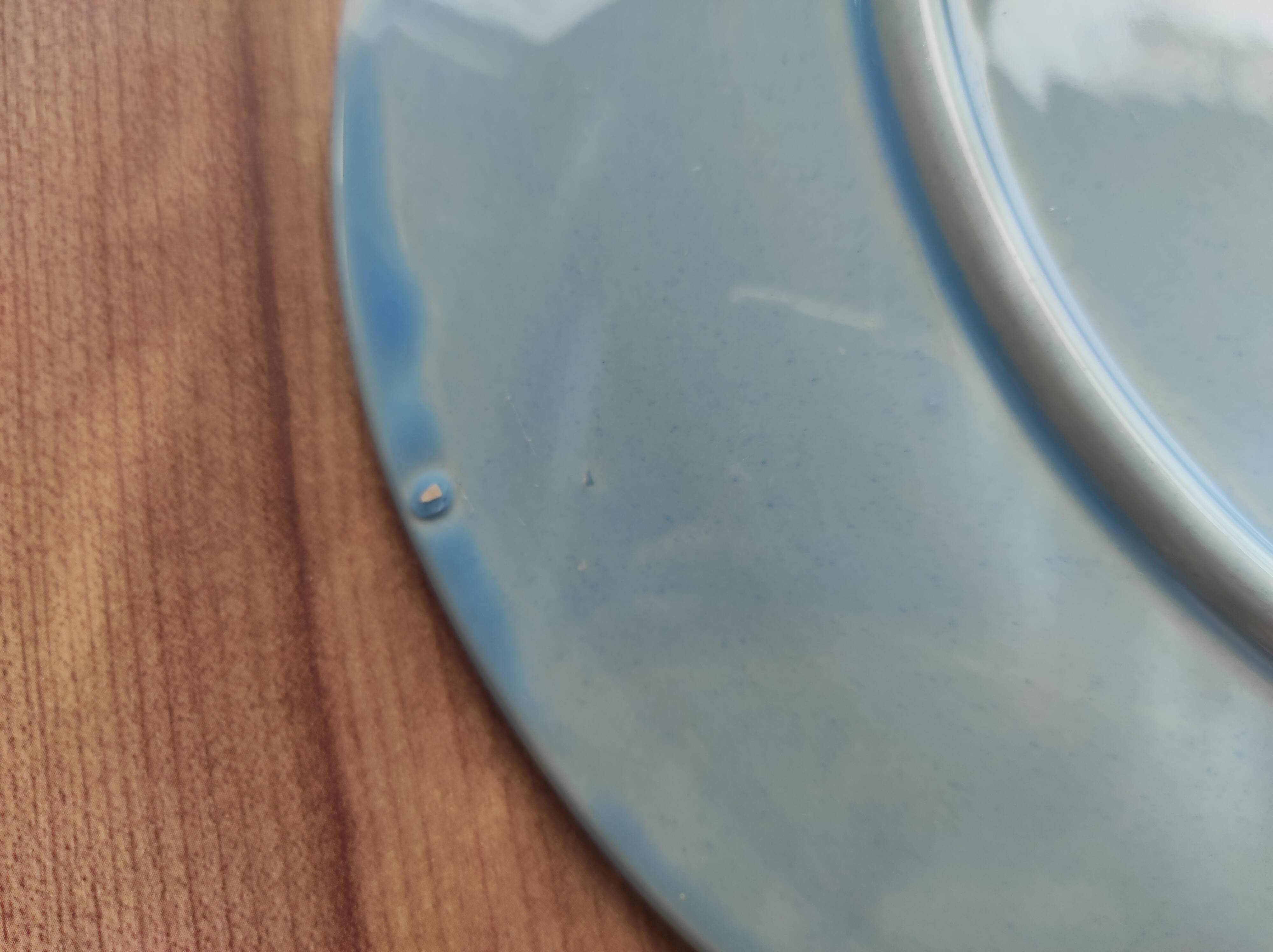 Fish pattern plate Bernard Serraz MBFA Pornic