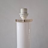 White glass table lamp by Gert Nyström for Hyllinge, Sweden 1960's