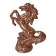 Glazed ceramic rearing horse statuette – vintage piece