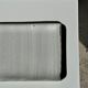 Trio of small rectangular serving dishes white and black Indonesian ceramic 21x16
