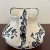 Black ironstone pitcher