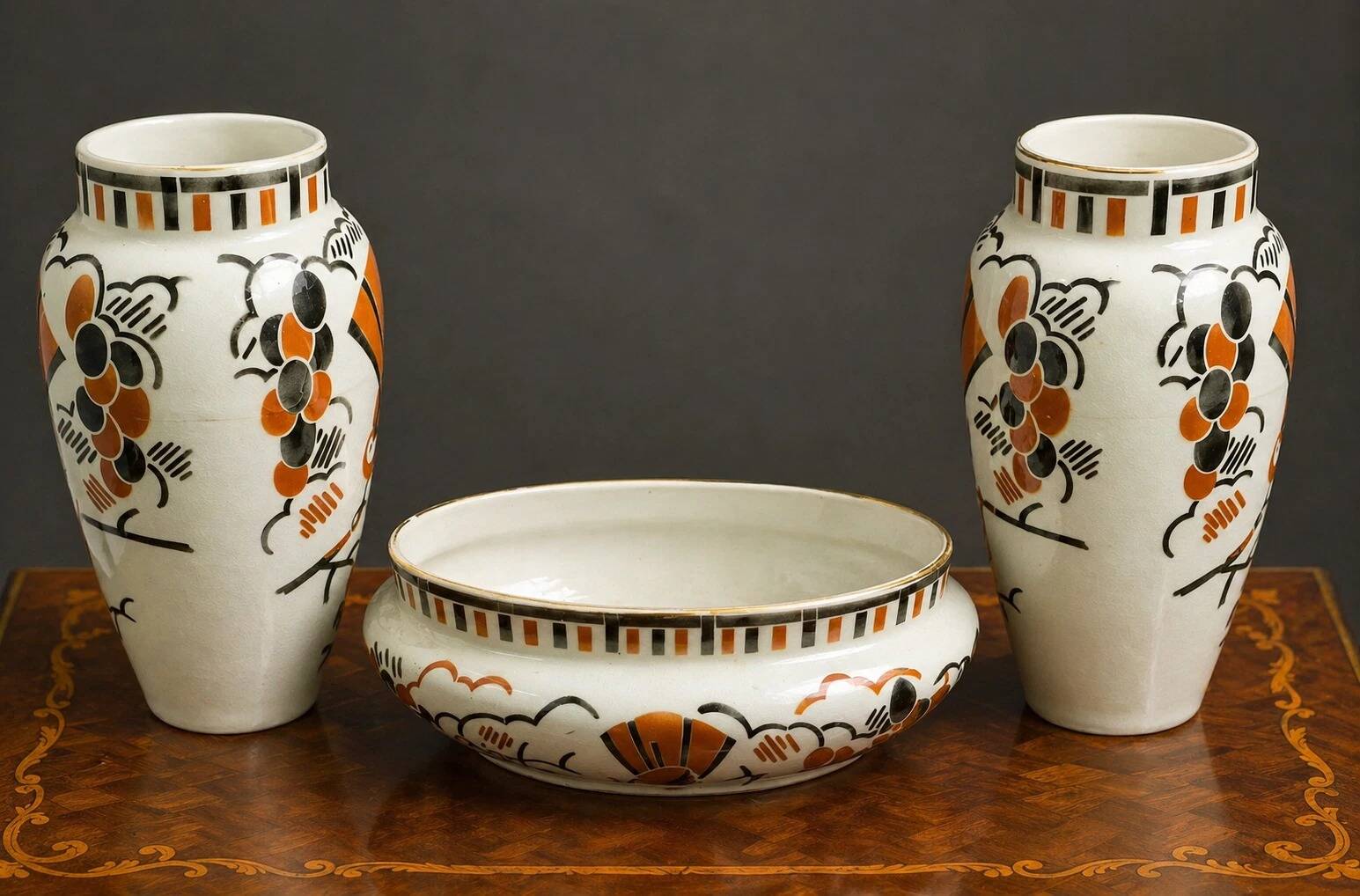 Lunéville earthenware (Keller & Guérin) – Art Deco – 20th century