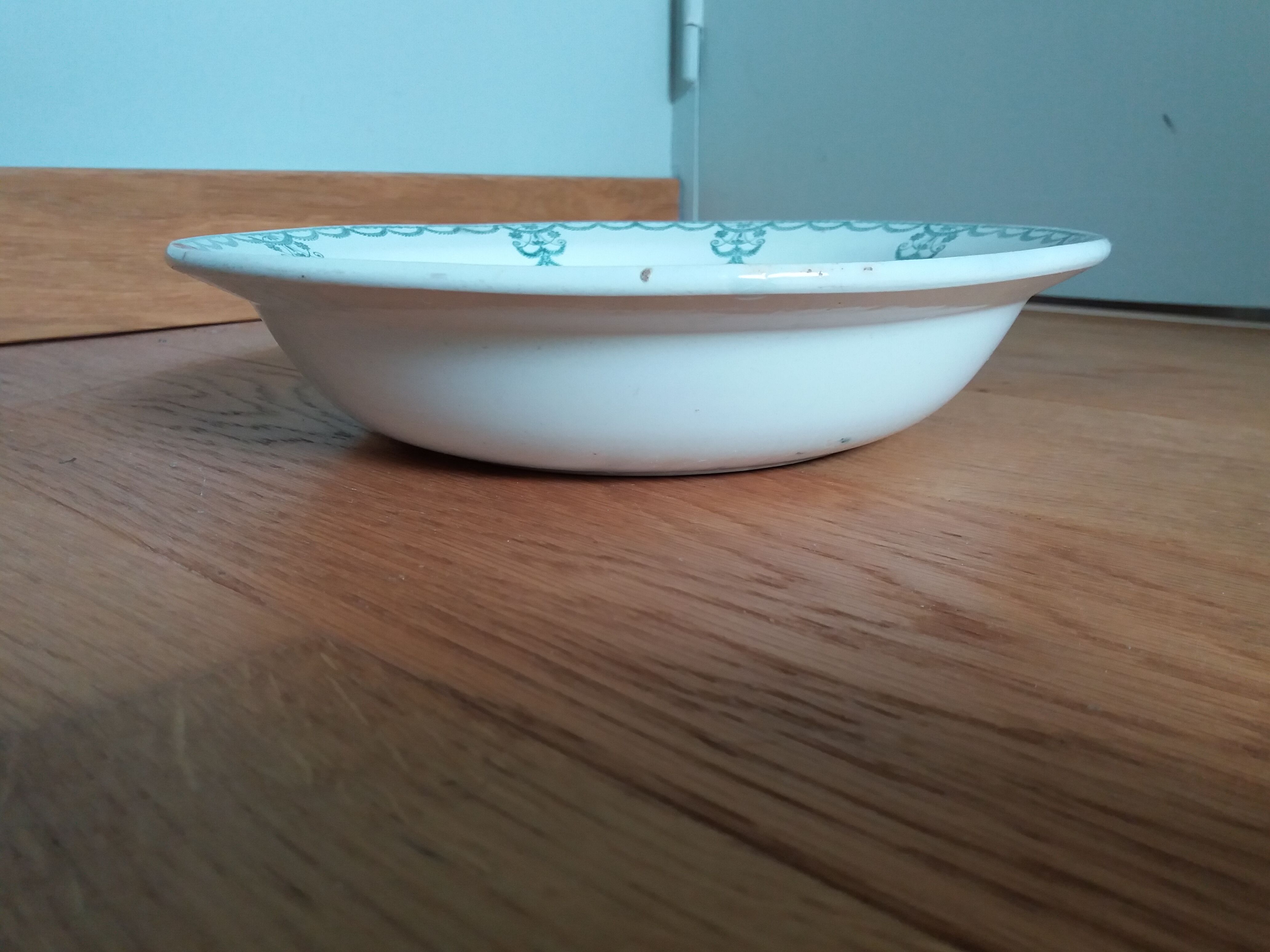 Hollow round dish Terre de fer Moulin des Loups and Hamage