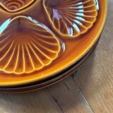 Set of 6 shell plates