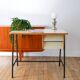 Formica, beech and black metal desk, Modernist Design, 1960