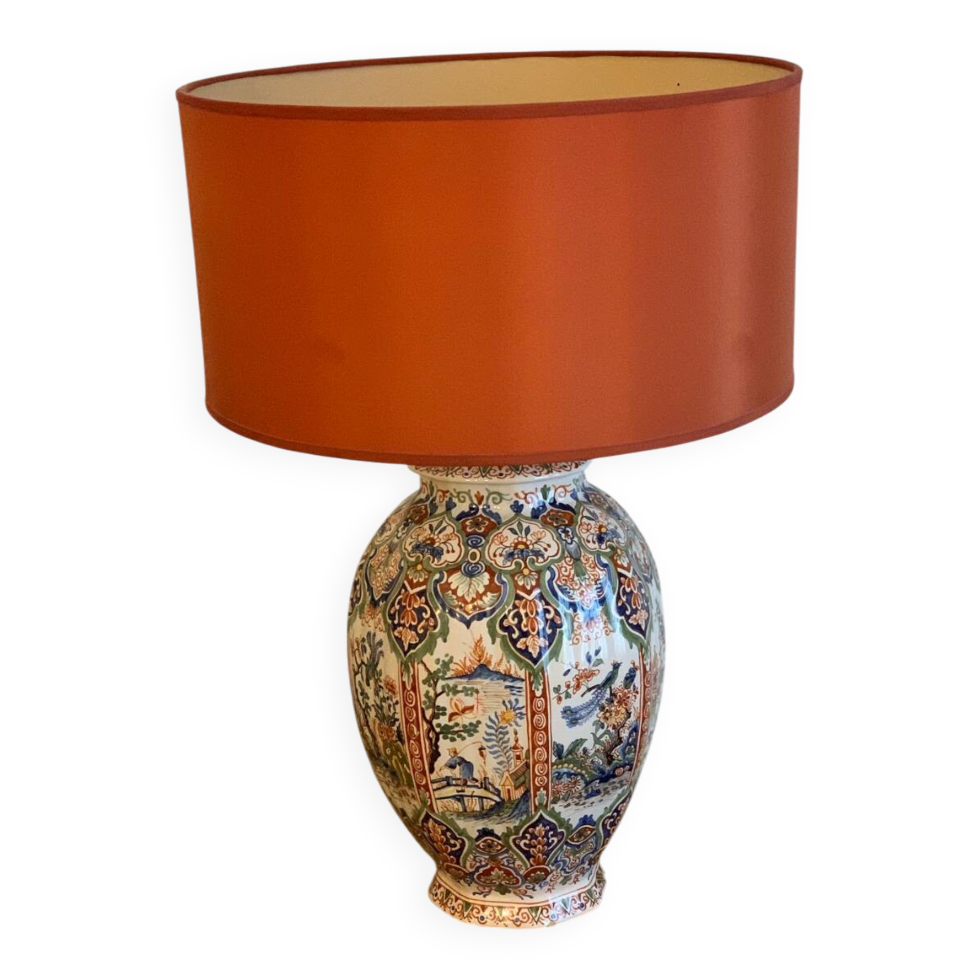 Antique vase lamp from Asia