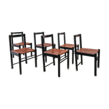 Set of 6 ibisco dining chairs (Italy)