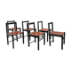 Set of 6 ibisco dining chairs (Italy)