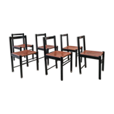Set of 6 ibisco dining chairs (Italy)