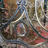 Lustre en bronze nickelé