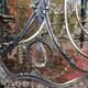 Nickel bronze chandelier