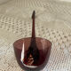Sangria ladle, in blown and bubbled glass, Biot