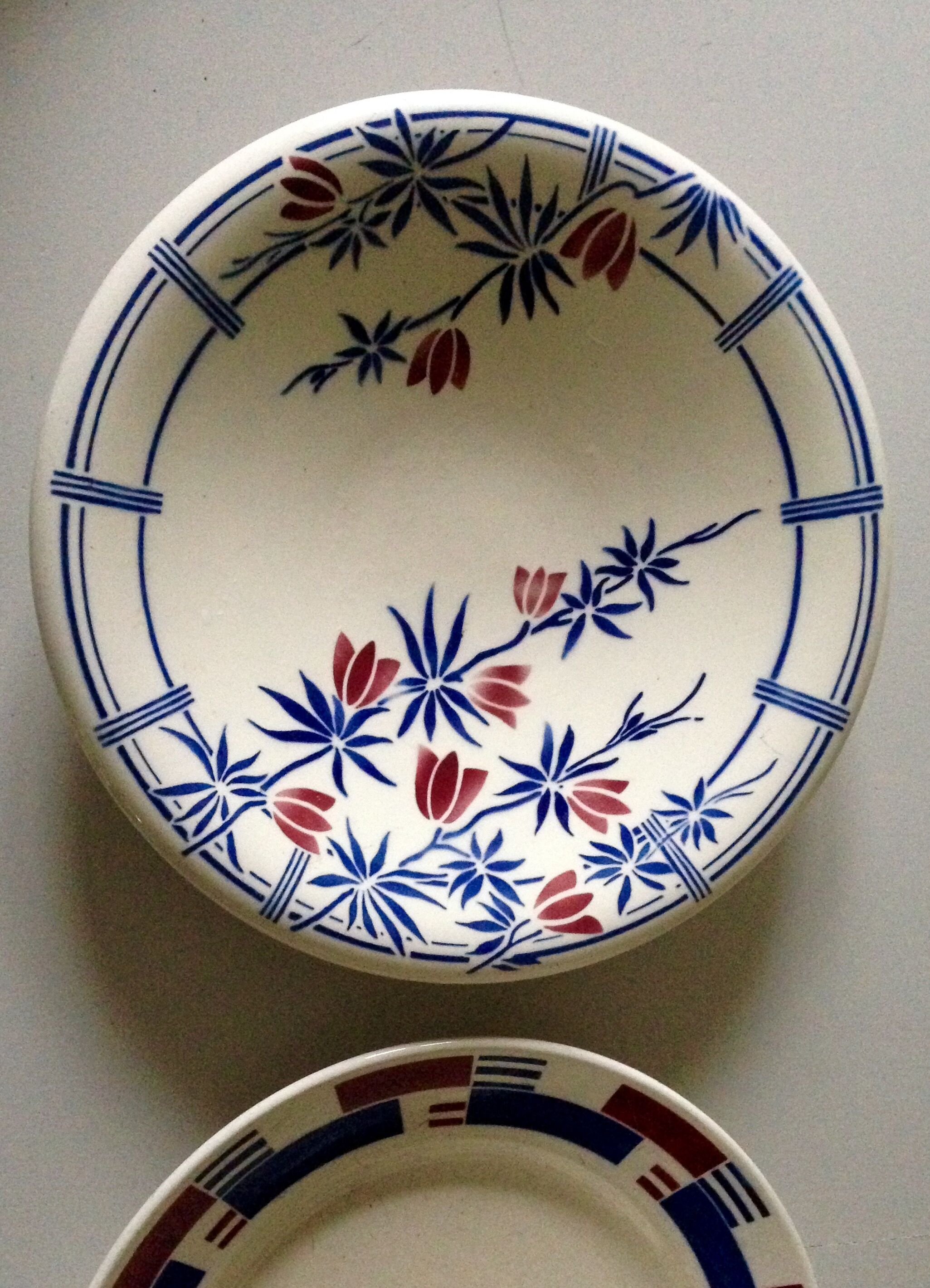 Dishes Badonviller Fenal circa 1900