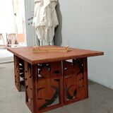 table basse feuille bois