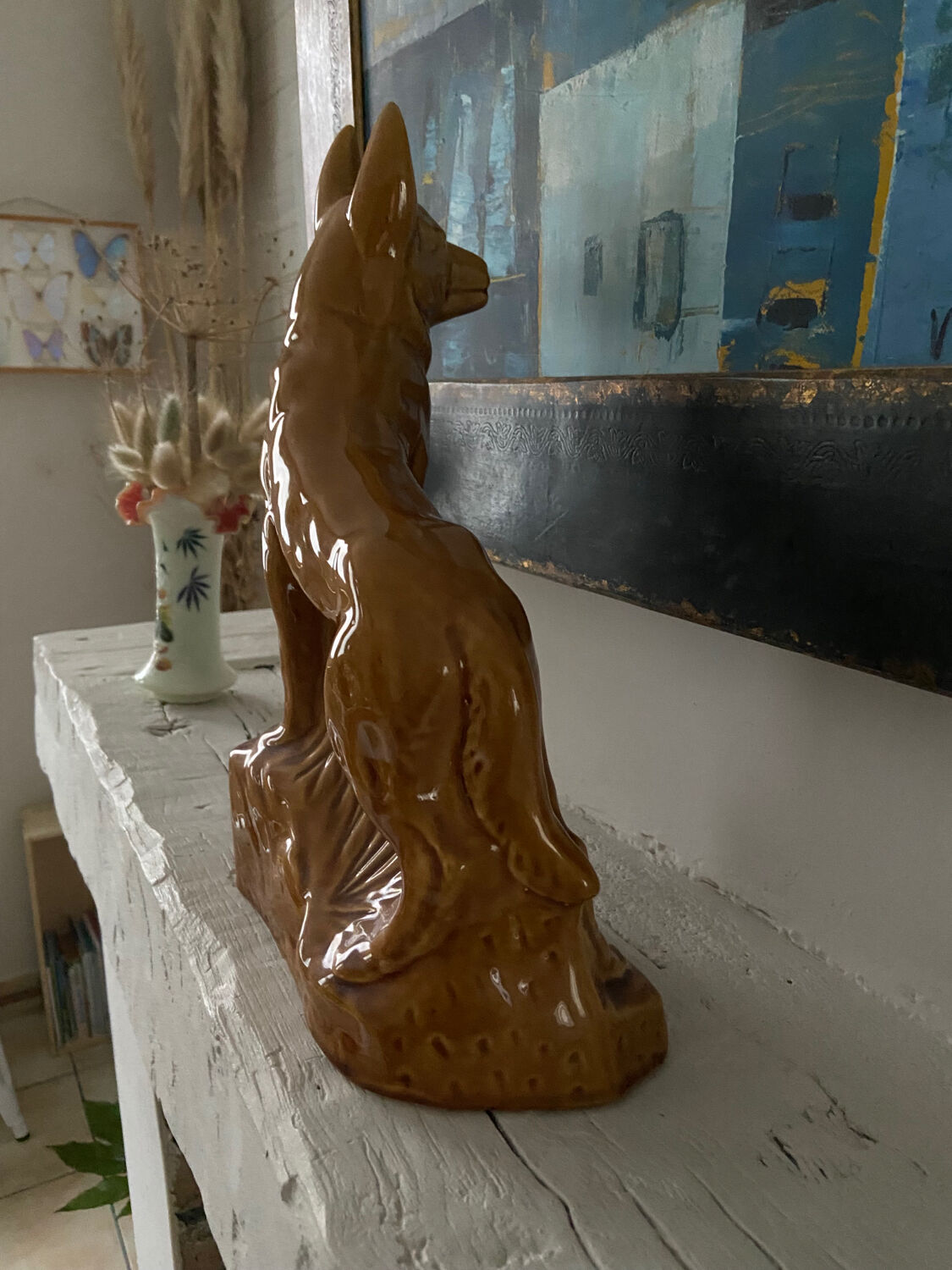 German Shepherd Statuette