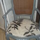 Paire de fauteuils en cannage de style Louis XV