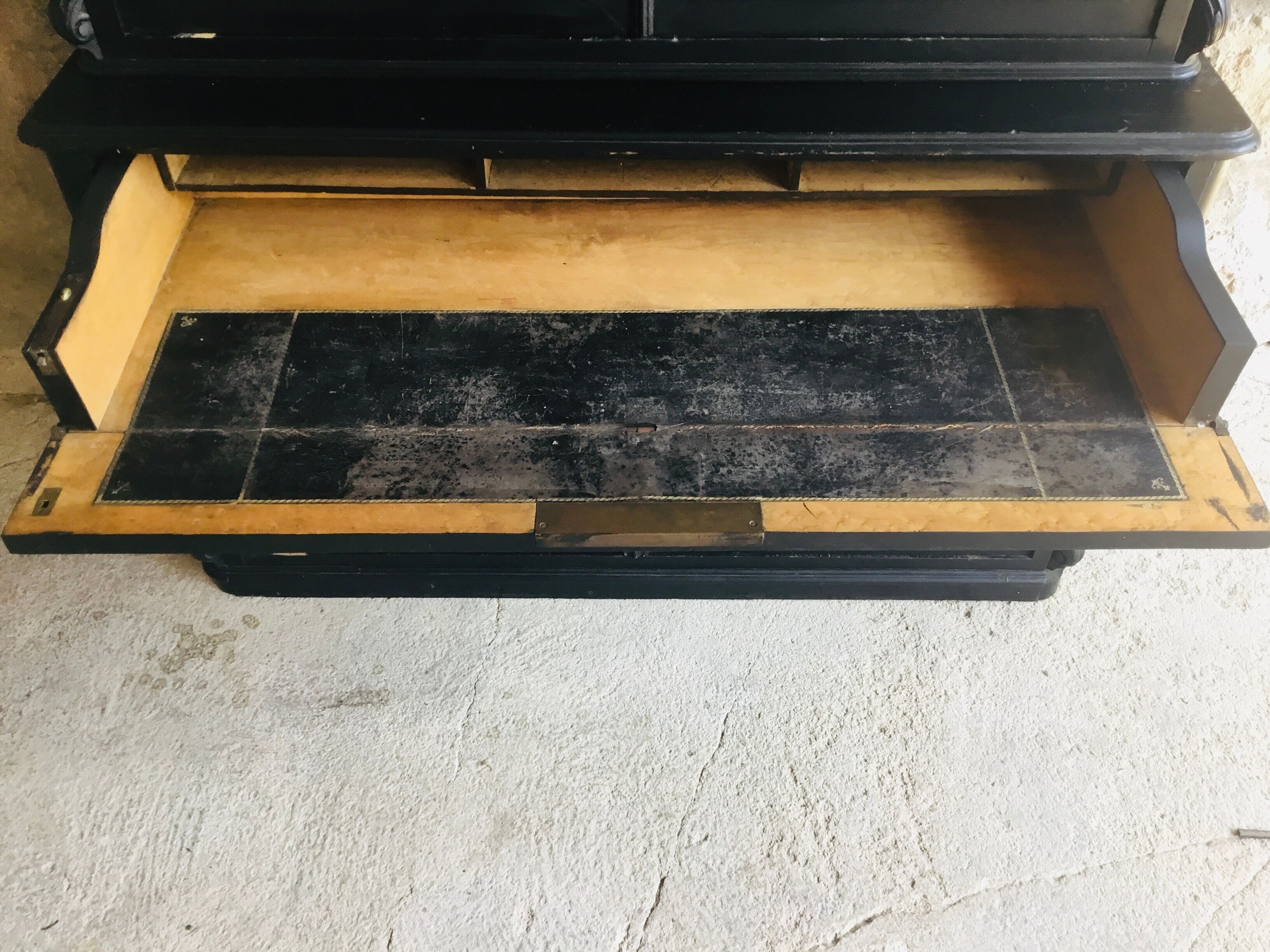 Black glazed sideboard Napoleon III era