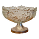 Vintage glass fruit bowl