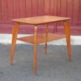 Vintage table, coffee table, wooden table, Scandinavian style table, modernist, minimalist, decoration