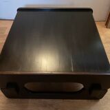 Scandinavian coffee table in brown wood from the 60s and 70s