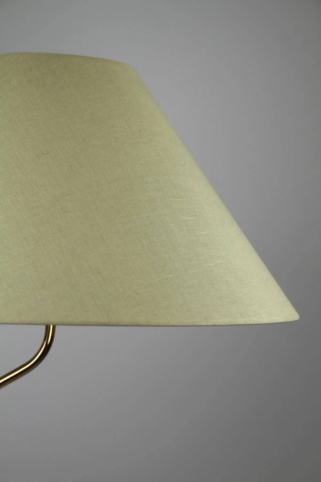 Brass Floor Lamp, Model G295 by Belid, Sweden —  Late1970s/ Early1980s