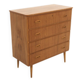 Scandinavian teak chest of drawers, Sweden, 1960