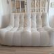 Vintage Steiner two-seater armchair from the 80s.