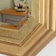 Miroir en bois doré octogonal