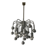 Lampe suspendue Spoutnik au design Space Age des années 60