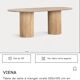 Oval dining table Vienna 200 x 100 mango wood